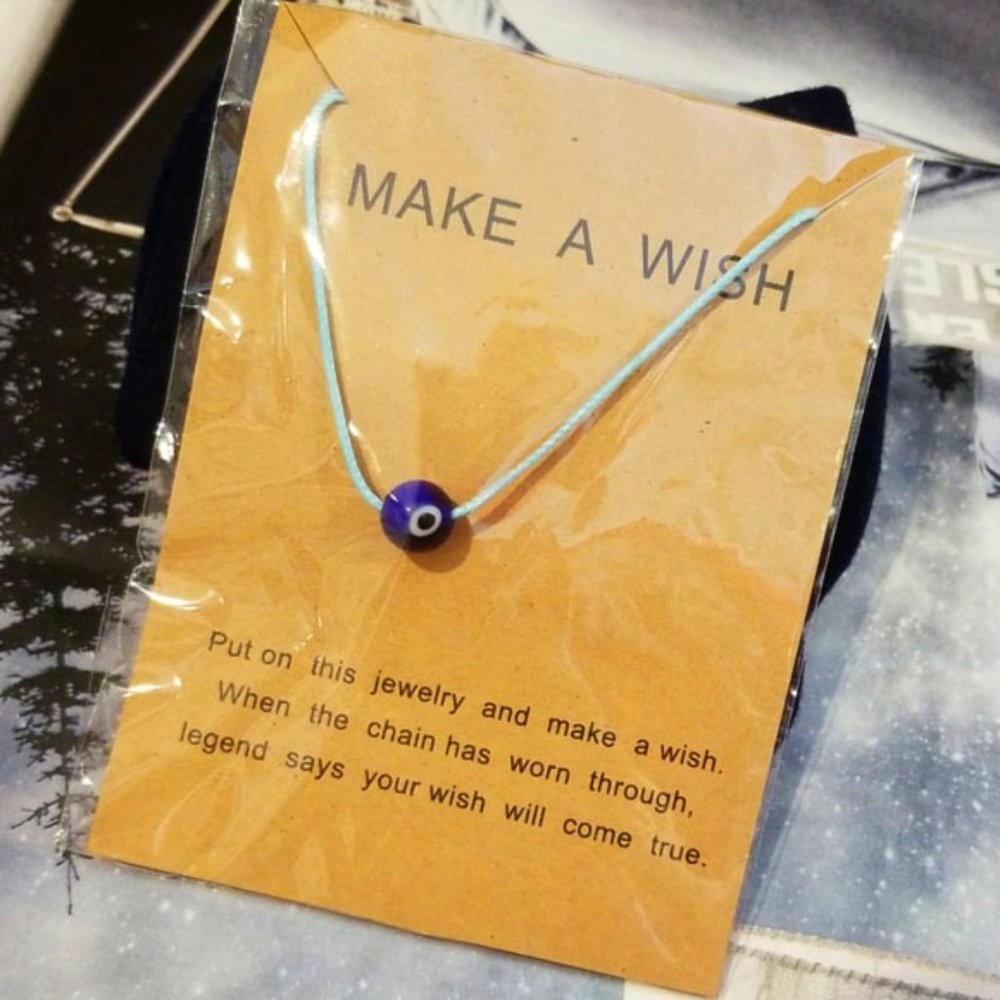 Lucky Evil Eye Card Bracelet